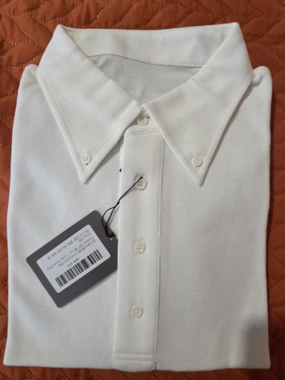 Spier & Mackay long sleeve off-white polo
